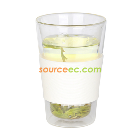 Customization 360ML Double Wall Glass Cup Corporate Gifts