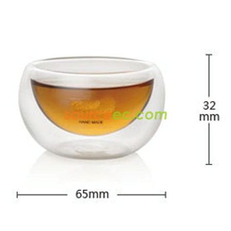 Customization Glass Tea Cup Sets Corporate Gifts
