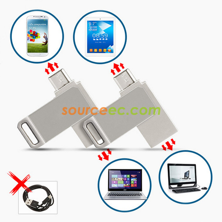 Customization Metal USB Of Phone Corporate Gifts