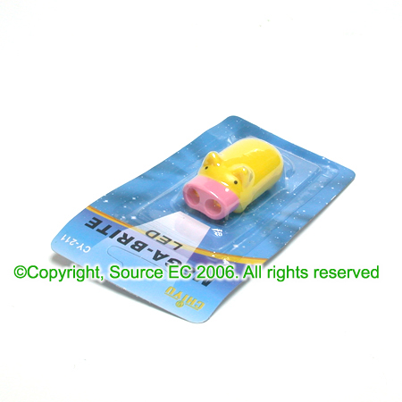 Customization Small Pig Light Keychain Corporate Gifts