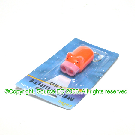 Customization Small Pig Light Keychain Corporate Gifts