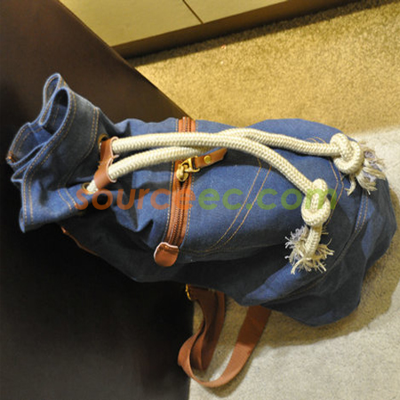 Customization Denim drawstring bag Corporate Gifts