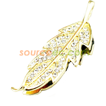 Customization Gold Leaf USB Flash Disk  Corporate Gifts