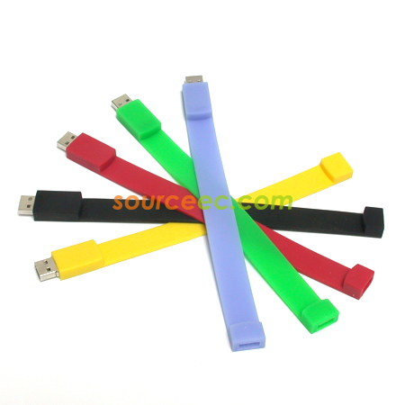 Customization Wrist Band USB Flash Memory Corporate Gifts