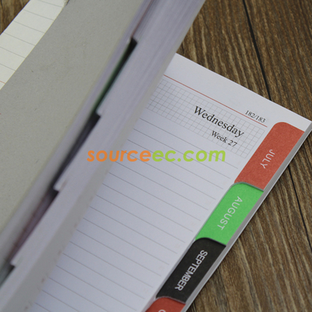 Customization Leather Schedule Notebook Corporate Gifts