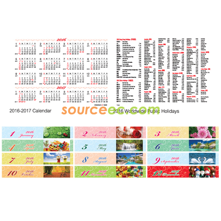 Customization Table Calendar Corporate Gifts