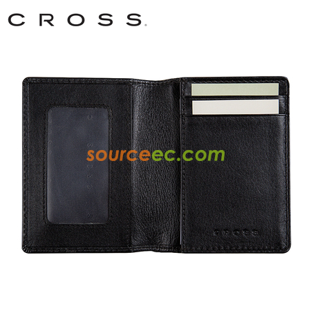 Customization Cross - Leather Folded ID Card Case Corporate Gifts