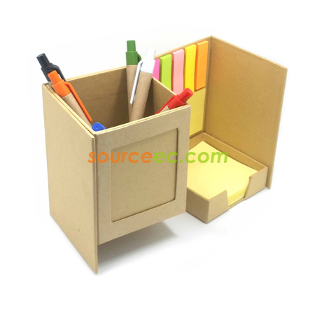 Customization Pen Holder With Memo Pad Corporate Gifts
