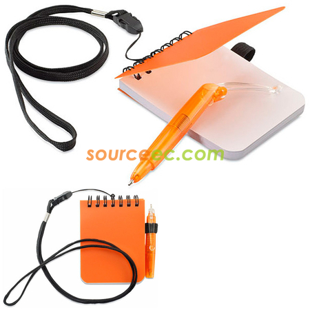 Notebook With Pen And Neck Rope