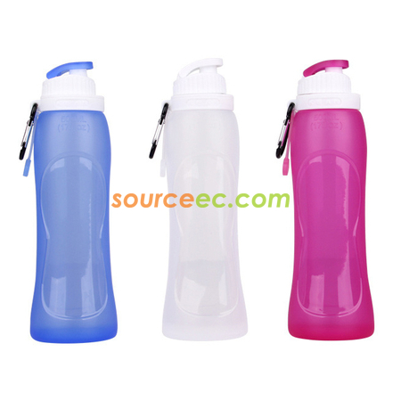 Customization 500ML Silicone Sports Water Bottle Corporate Gifts