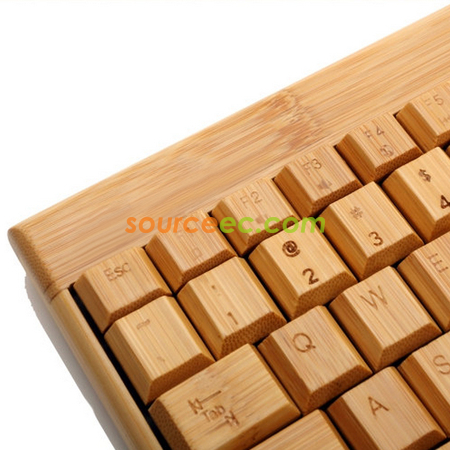 Customization Mini Bamboo Keyboard Set Corporate Gifts