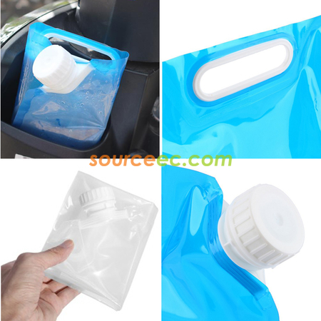 Customization Foldable Folding Collapsible Drinking Water Bag Corporate Gifts