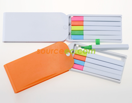 Customization 5 Color Fluorescent Pen Set Corporate Gifts