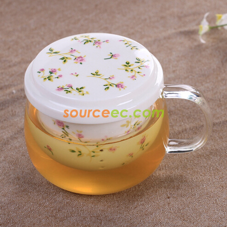 Customization 300ML Glass Tea Cup Corporate Gifts