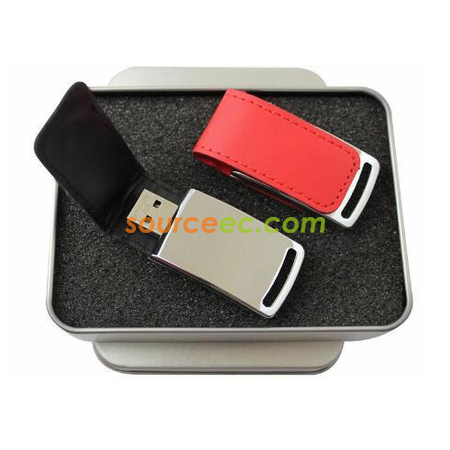 Customization Leather USB Flash Drive Corporate Gifts