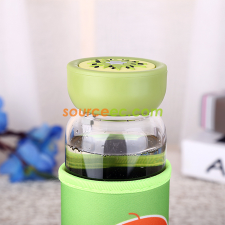 Customization 360ML Watermelon Glass Bottle Corporate Gifts