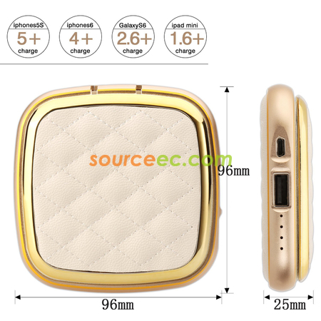 Customization Mirror Power Bank Corporate Gifts