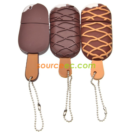 Customization Ice Cream Shape USB Flash Memory Corporate Gifts