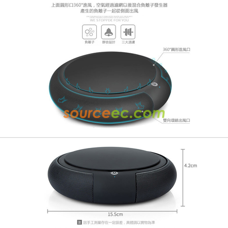 Customization Ionic Air Purifier for Car Corporate Gifts