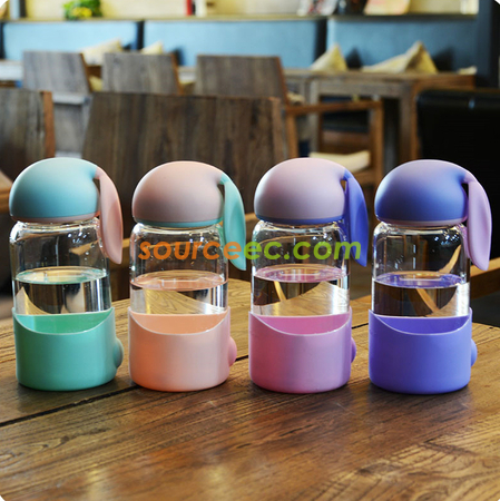 Customization Rabbit Glass Bottle Corporate Gifts