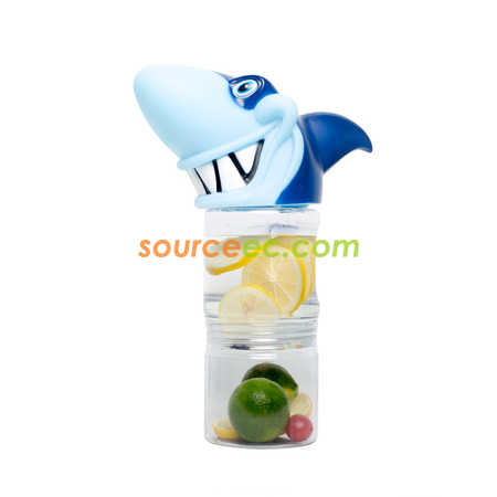 Shark Cup with Straw