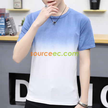 Customization Gradient Colors Printed T-Shirt Corporate Gifts