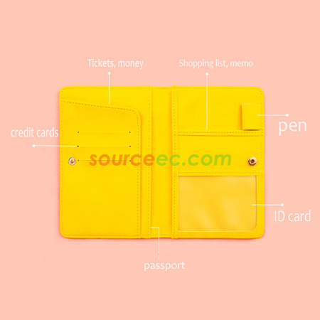 Customization Customised Leather Passport Holder Corporate Gifts