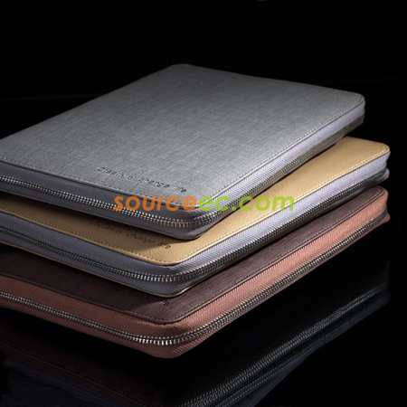 Customization Leather Zipper Notebook Corporate Gifts