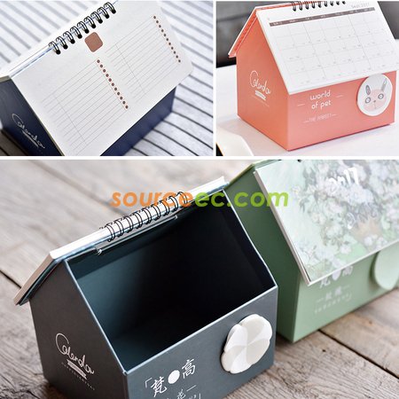 Customization House Shape Desktop Calendar Corporate Gifts