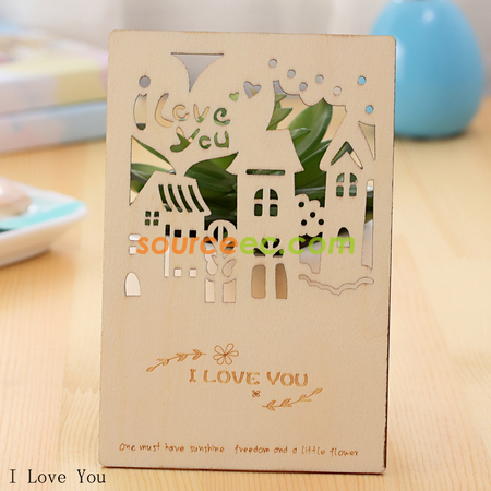Customization Wooden Postcard Corporate Gifts