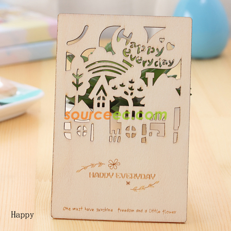 Customization Wooden Postcard Corporate Gifts