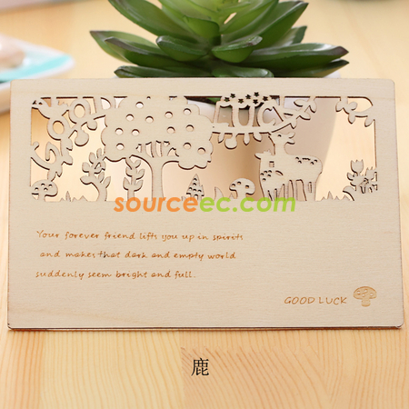 Customization Wooden Postcard Corporate Gifts