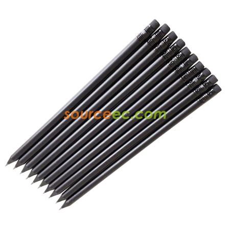 All-Black Wooden Pencil