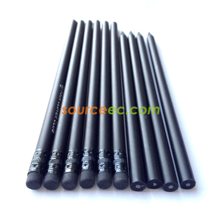 Customization All-Black Wooden Pencil Corporate Gifts
