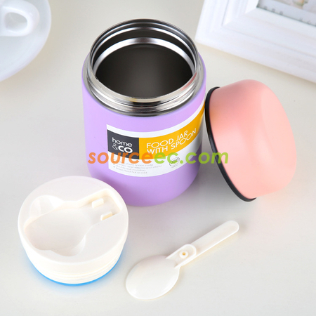 Customization 350ML Vacuum Insulated Stainless Steel Food Jar Corporate Gifts