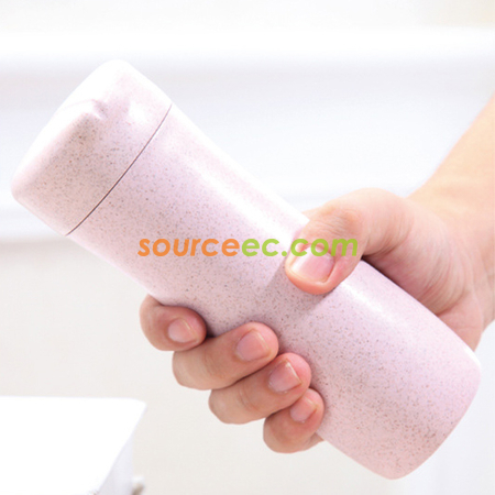 Customization 400ML Wheat Straw Hand Cup Corporate Gifts