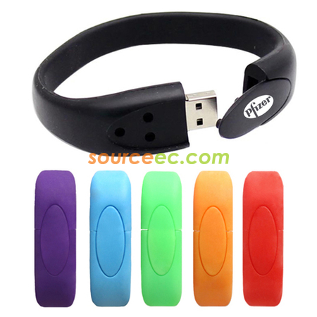 Silicon Wristband USB Flash Drive