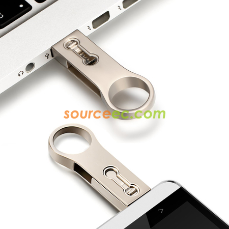 Customization 3 in 1 Metal Flash Drive Corporate Gifts