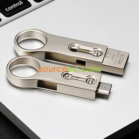Customization 3 in 1 Metal Flash Drive Corporate Gifts