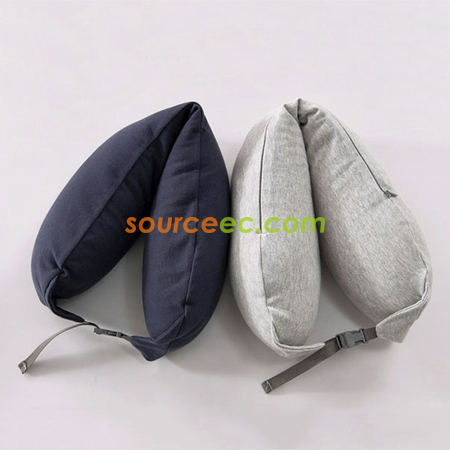 Customization U Shape Travel Neck Pillow with Hat Corporate Gifts