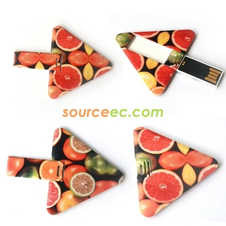 Customization Triangle Card USB Flash Drive Corporate Gifts