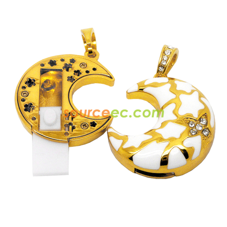 Customization Moon USB Flash Drive Corporate Gifts