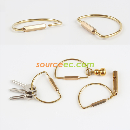 Customization Brass Handmade Key Chain Corporate Gifts