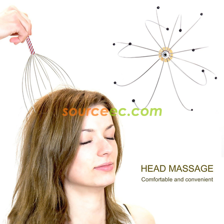 Customization Hand Held Scalp Head Massager Corporate Gifts