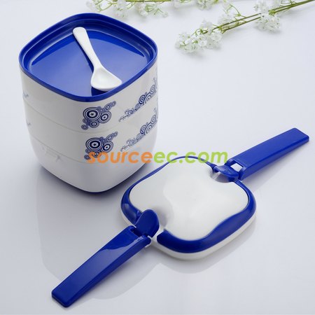 Customization Blue And White Porcelain Lunchbox Corporate Gifts