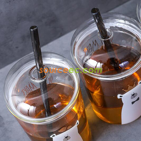Customization 550MLStraw Glass Corporate Gifts