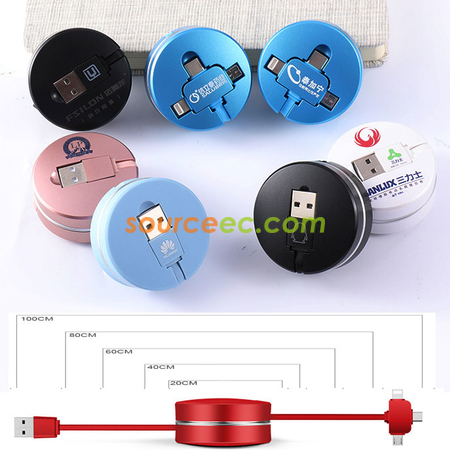 Customization Retractable Data Line Corporate Gifts