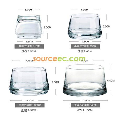 Customization Pyramid Dishes Set Corporate Gifts