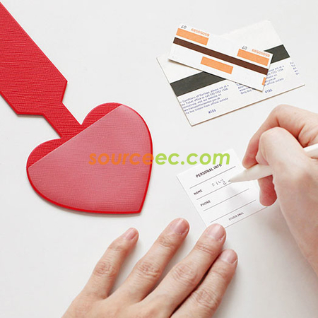 Customization Heart-shape Luggage Tag Corporate Gifts