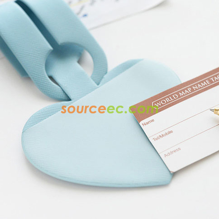 Customization Heart-shape Luggage Tag Corporate Gifts
